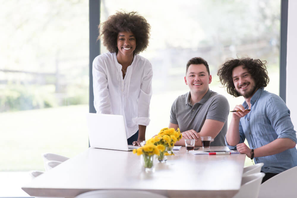 office workers